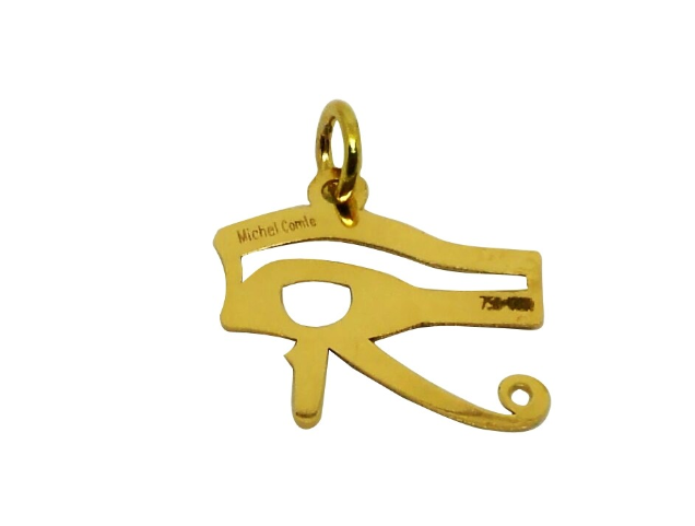 Créateur De Bijoux Pendentif Oeil Horus Or Et Pierre Fine(1)