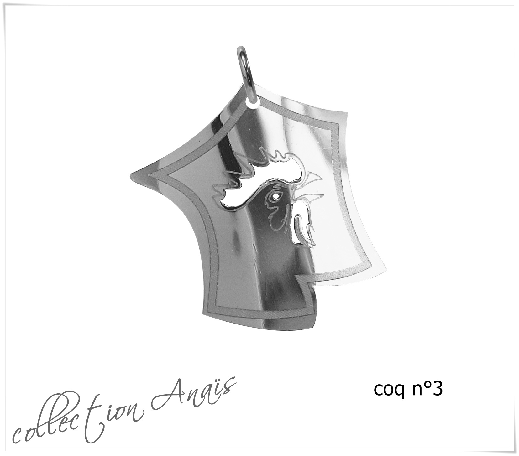 Collection ANAIS-france-coq3-argent