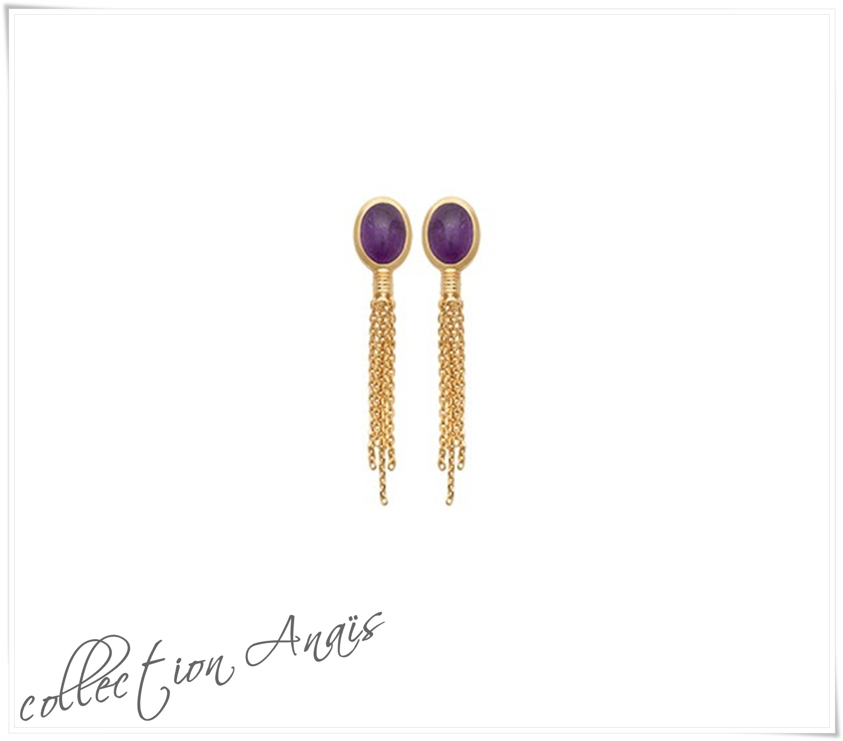 Collection ANAIS-boucle-plaqué-amethyste