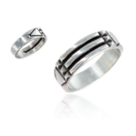 Créateur De Bijoux Bague Atlante Argent Modèle 1