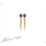 Collection ANAIS-boucle-plaqué-amethyste