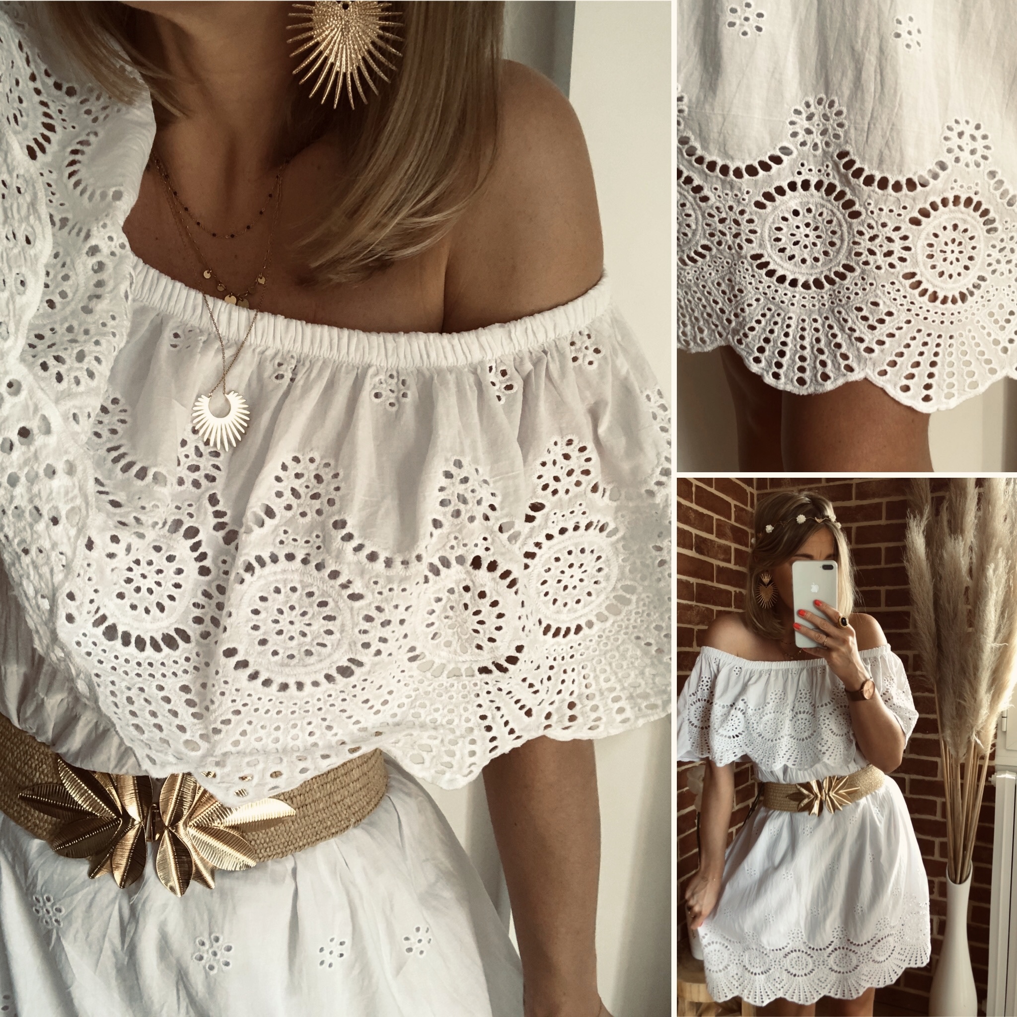 robe broderie anglaise blanche