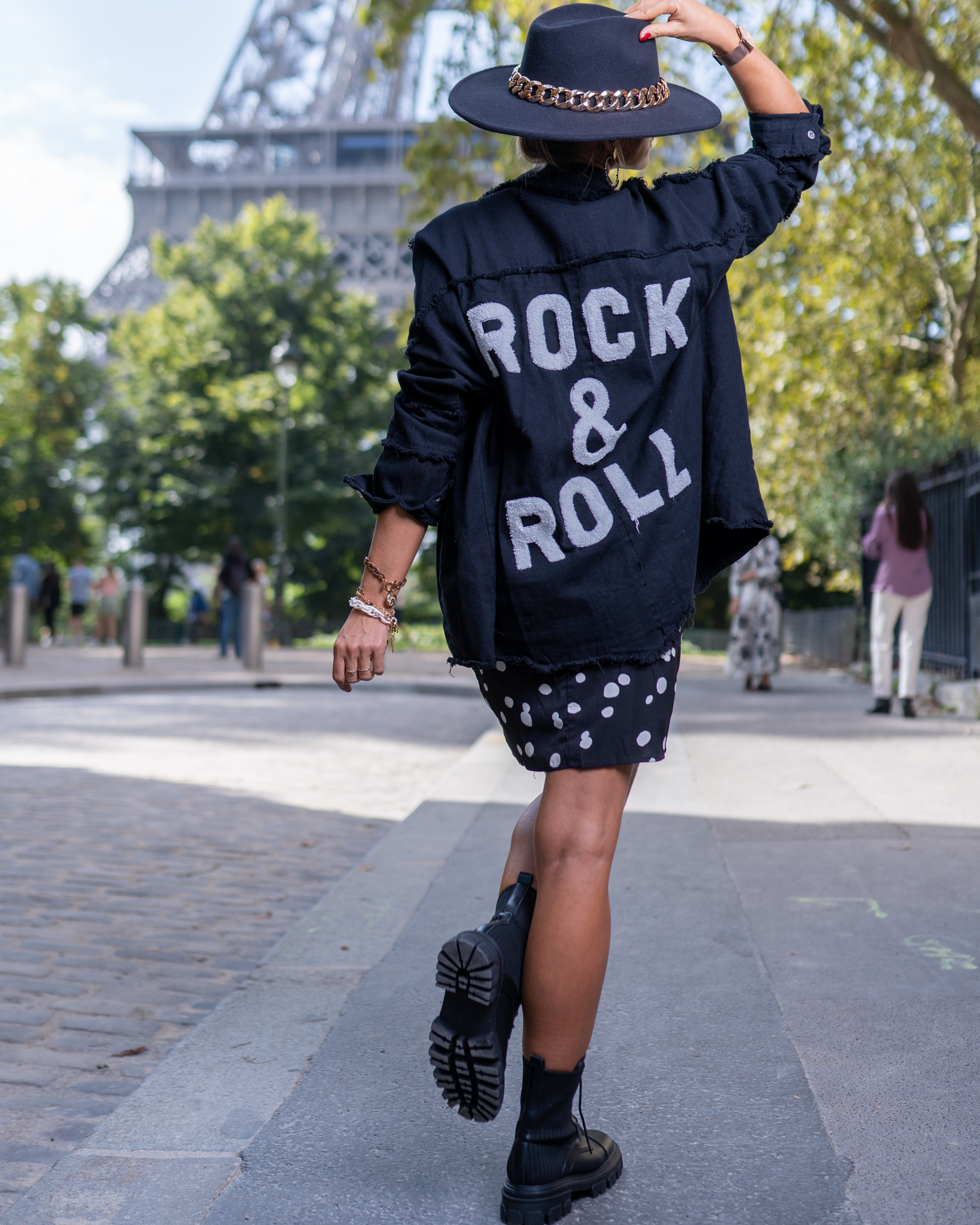 Veste rock discount n roll femme