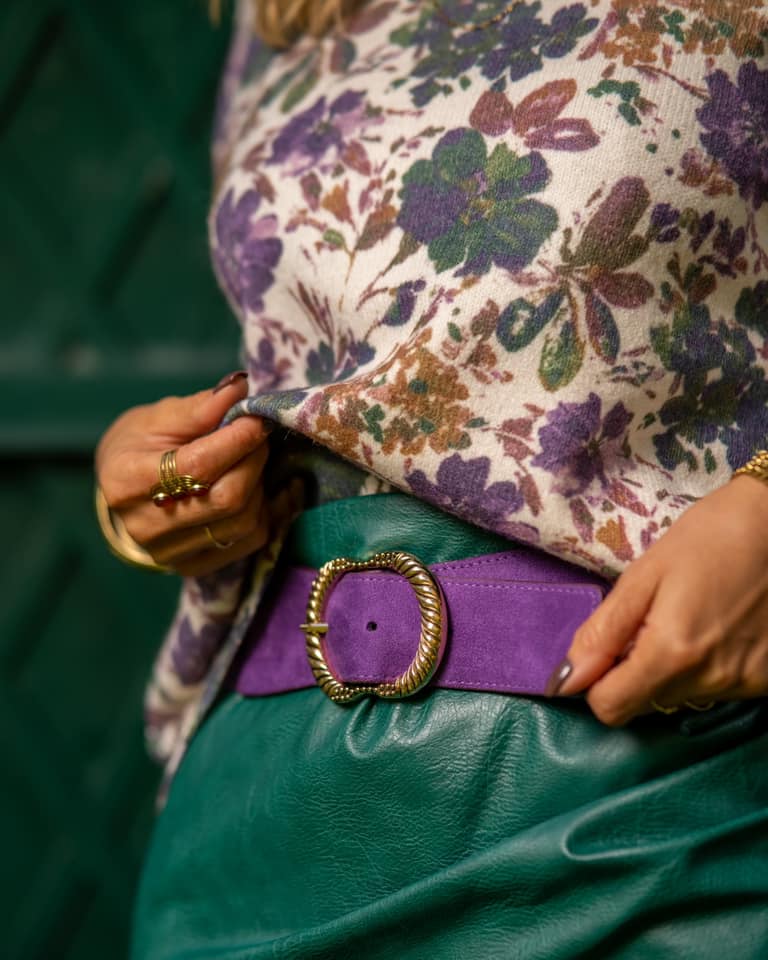 Ceinture violet sale