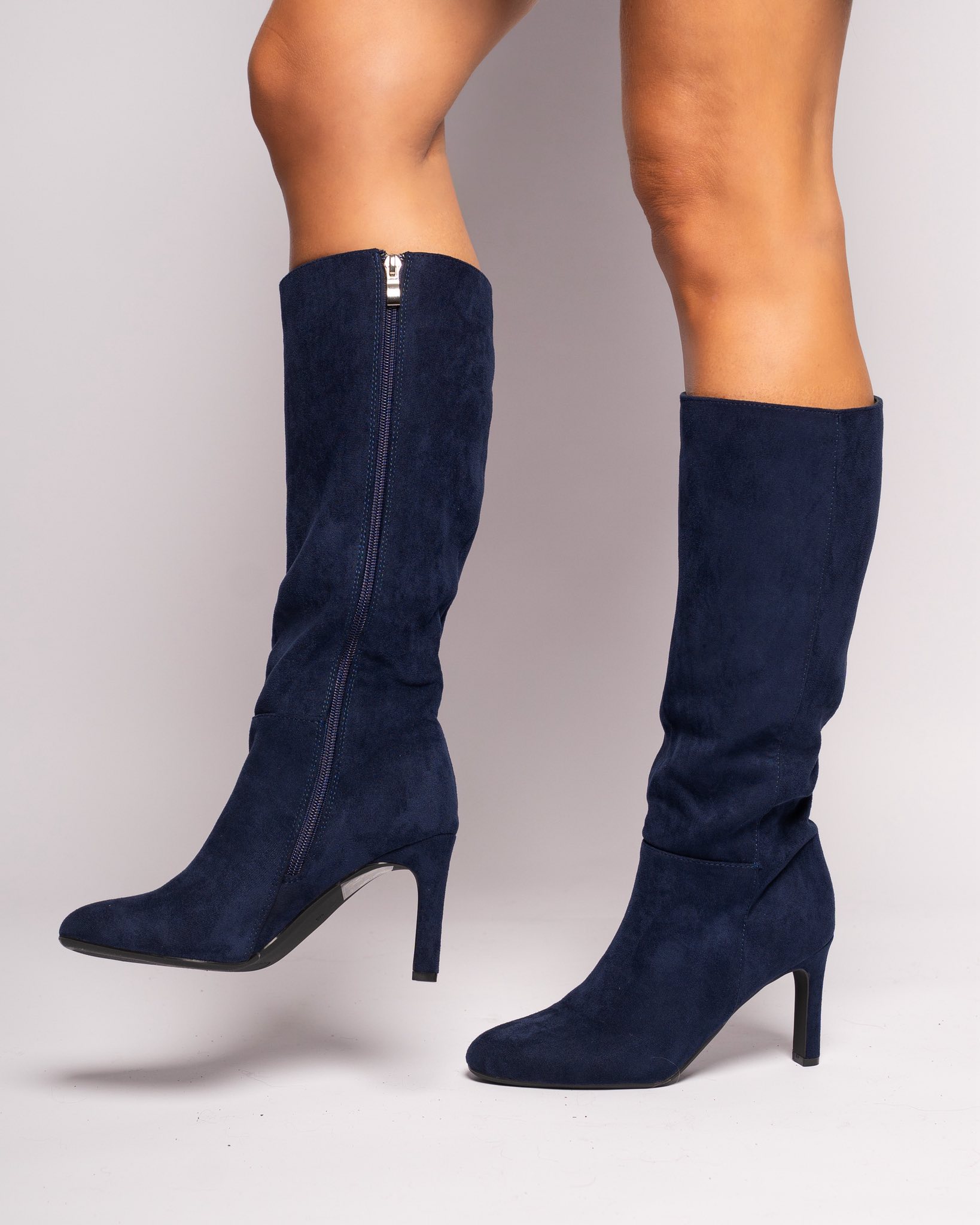 Bottes Chelsea Rydale Kirby 2 – Talons En Daim – Marine/Prune – Taille 5 – Neuves