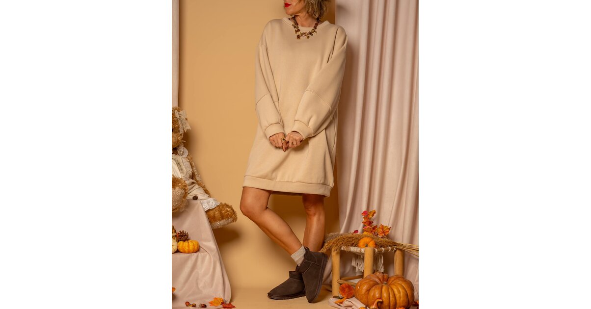 Robe Tubulaire Turnover Beige - Leggerissima, Taglia L (ma Va Come Una S) - Ottime Condizioni