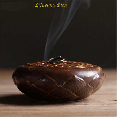 Brûleur dEncens traditionnel en céramique « Sahasrāra » -3