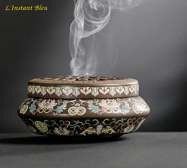 Brûleurs dEncens traditionnels  Fēng Shuǐ en céramique-15.1