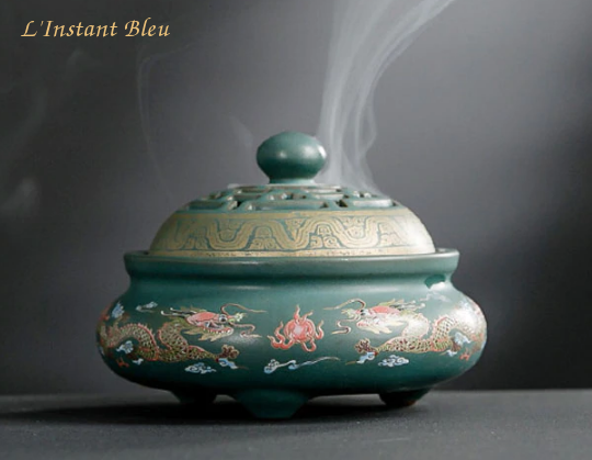 Brûleurs dEncens traditionnels  Fēng Shuǐ en céramique-23