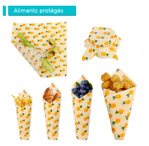 Film alimentaire « Bee’sWrap » – En Rouleau 100 x 33 cm- 3