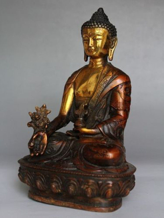 8-Tib-tain-En-Laiton-Bouddhisme-Bodhisattva-Sakyamuni-Bouddha-Statue-livraison-gratuite