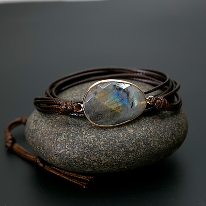 Bracelet-en-corde-pierres-naturelles-Labradorite-Boho-longue-amiti-Bracelet-Unique-la-main-Bracelets-ethniques-livraison