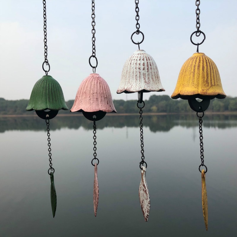 Cloche traditionnelle Feng Shui en fonte « Ghaṇṭā » -8