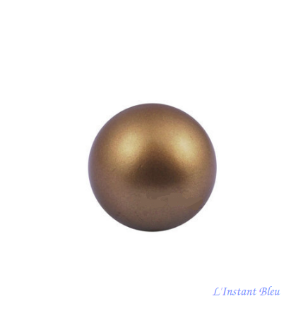 Bola de couleur 14 mm pour  « Appeleur dAnge » Marron glacé