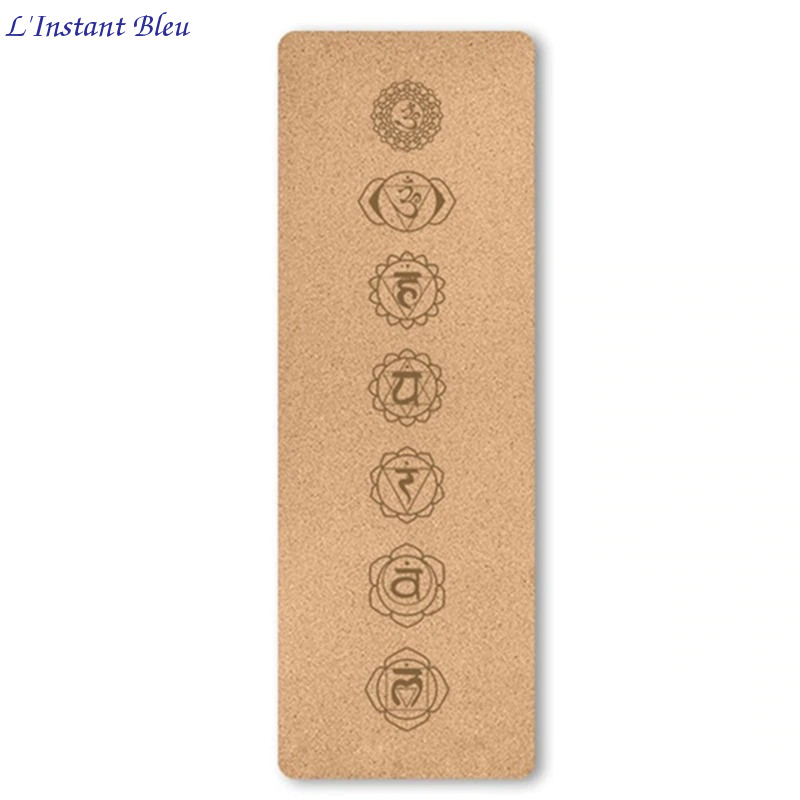 Tapis de Yoga « Namasté » en Liège naturel – 183 x 61 cm – 4 mm d’épaisseur-11.1