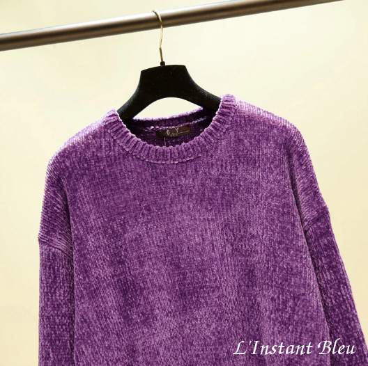 Pull chenille « Chandāṇā » Chaleur et Confort-4.1