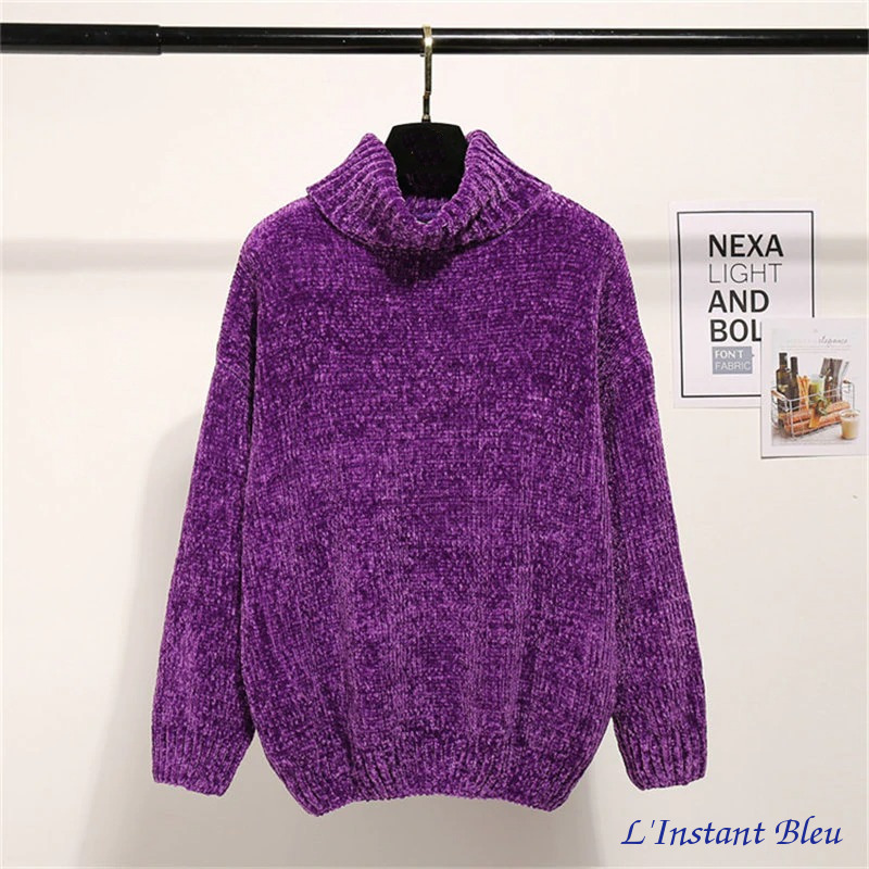 Pull chenille «Mahādevī » Chaleur et Confort-10.1