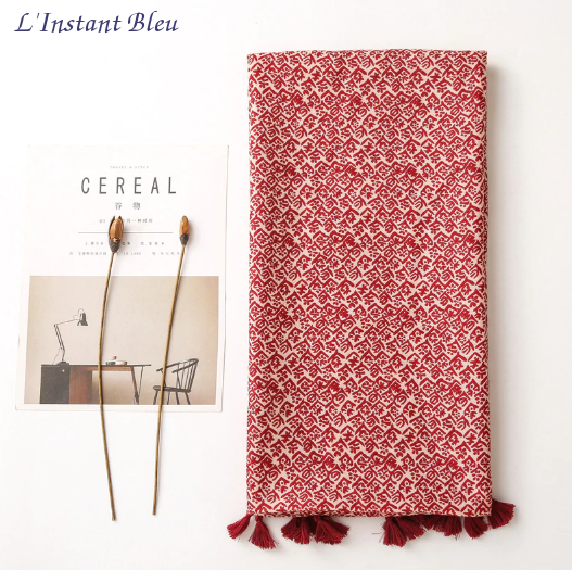 Echarpe Ethnique « Sukhḥīno» style Bohème-chic-5.1