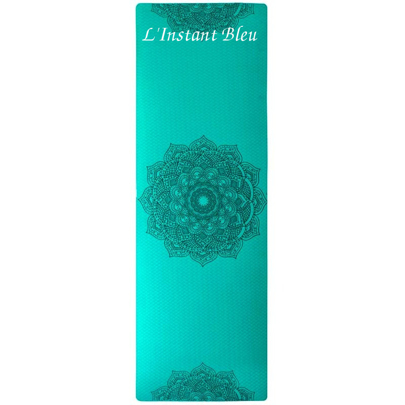 Tapis de Yoga coloré « Saṃsāra » Mandala – 183 x 58 cm –  6 mm d’épaisseur-18.1