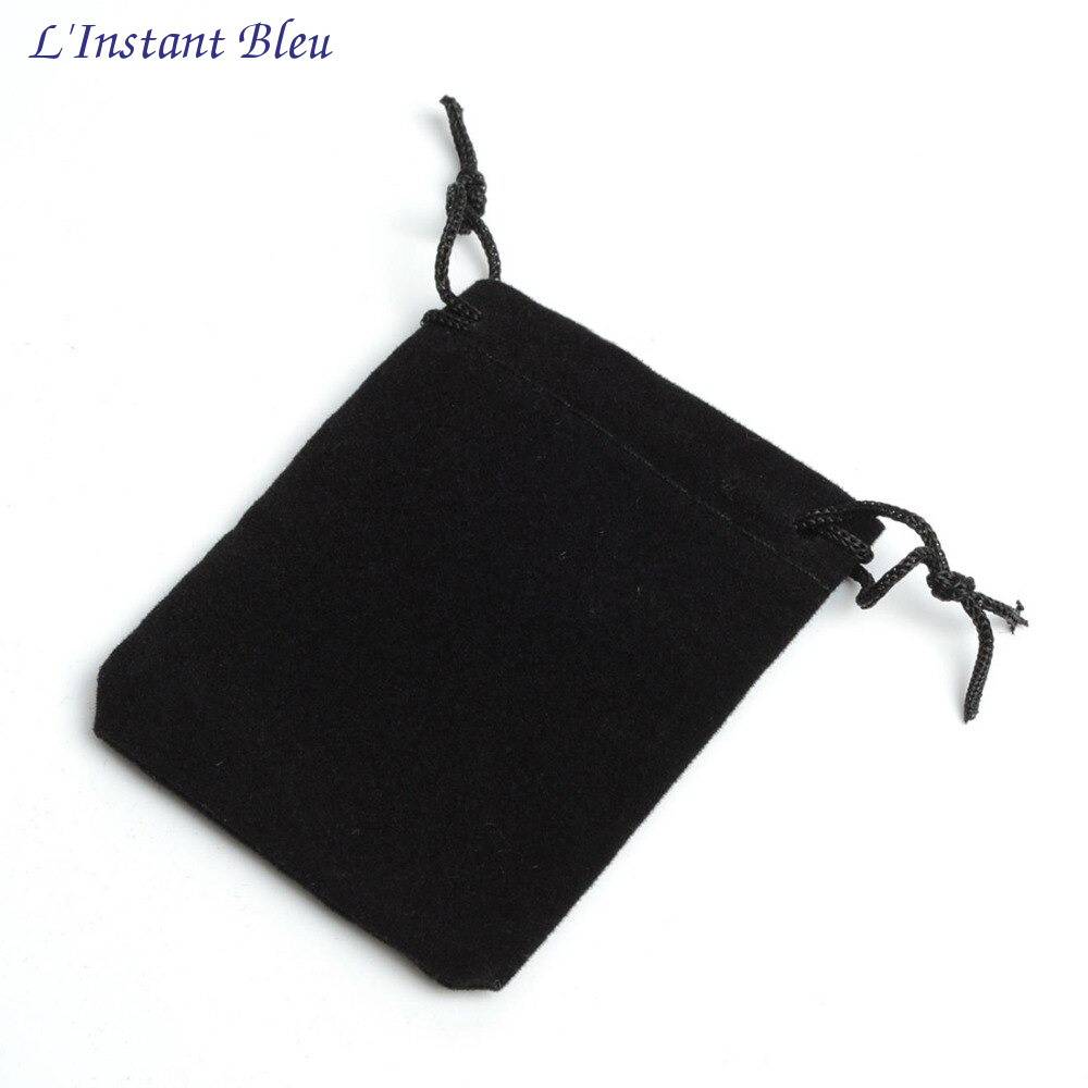 Pochette «Satyāṛupā» en Velours Noir - 7x9 cm-4.1