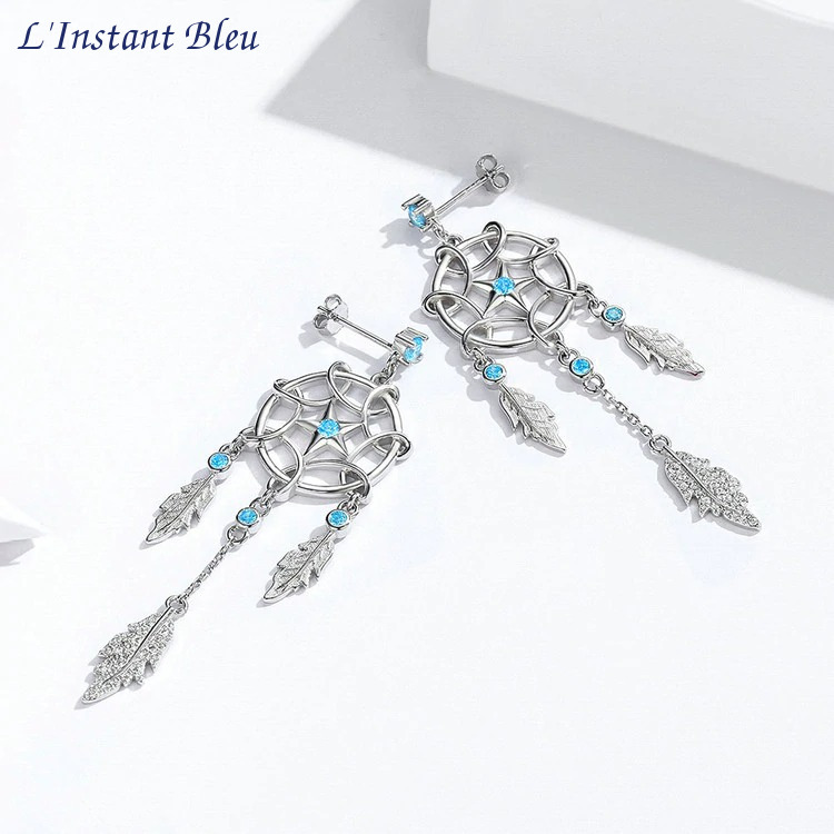 Boucles d’Oreilles « Suṣuptī », Attrape-rêves-2.1