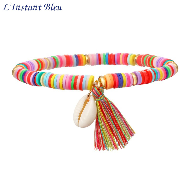 Bracelet de Cheville Bohème « Darśhana »-9.1-Multicolore