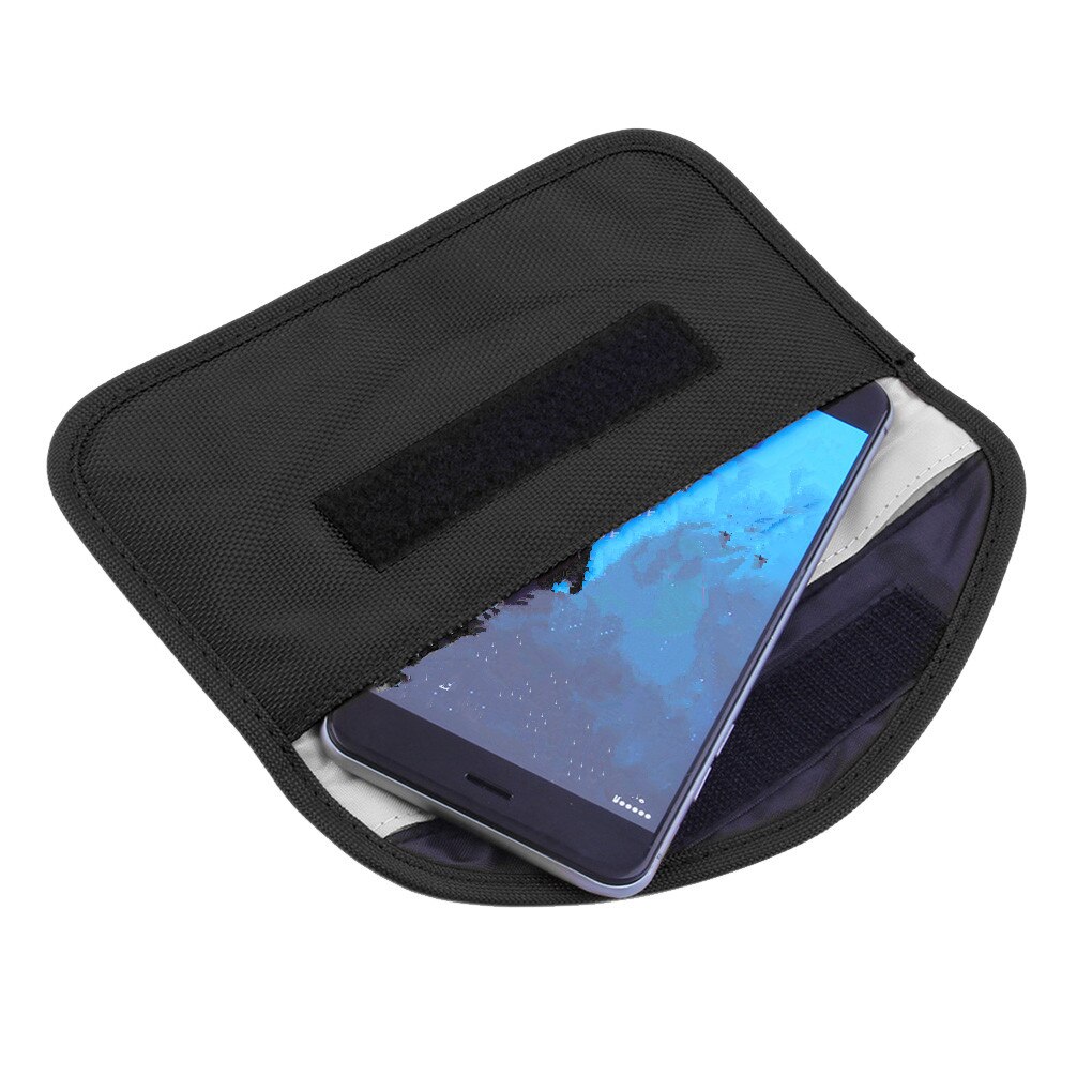 Pochette anti-ondes Noire - Protection contre les Ondes  Electromagnétiques/Téléphonie mobile - l-instant-bleu
