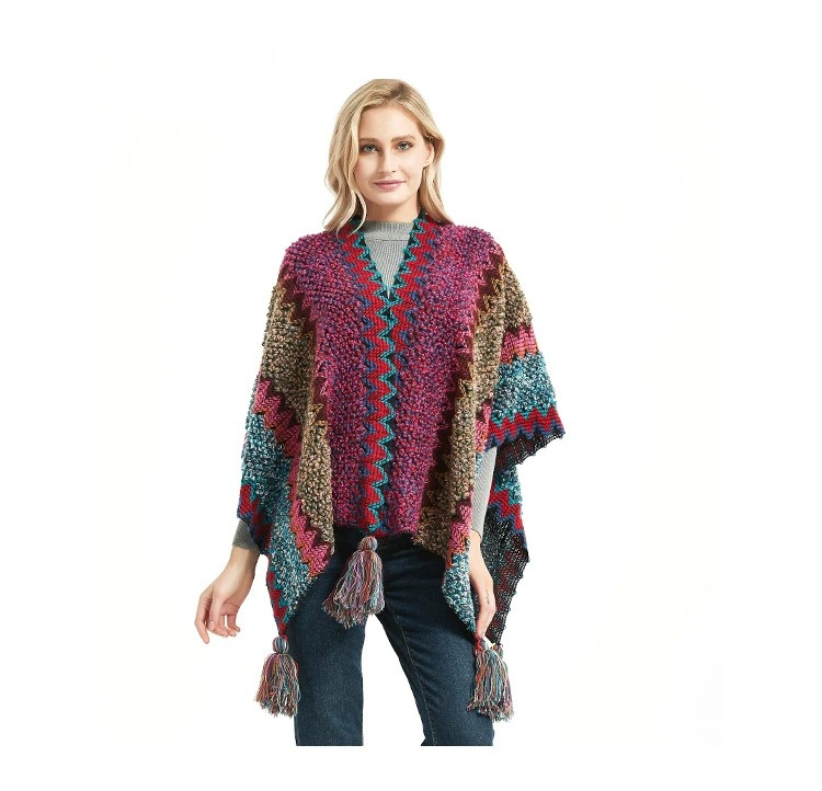 Poncho de style Boho-chic « Svārociṣa »-5