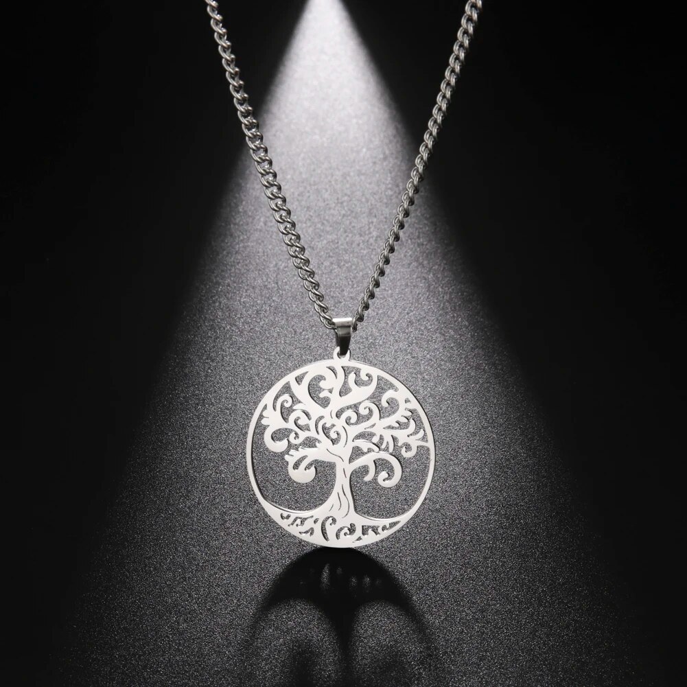 Pendentif « Ākāśa »  Arbre de Vie - Argent ou Or