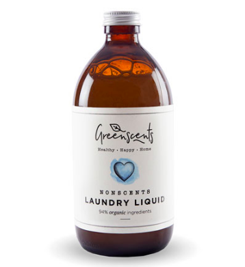 Produit de lavage biologique liquide concentré pour tissu anti-ondes Greenscents