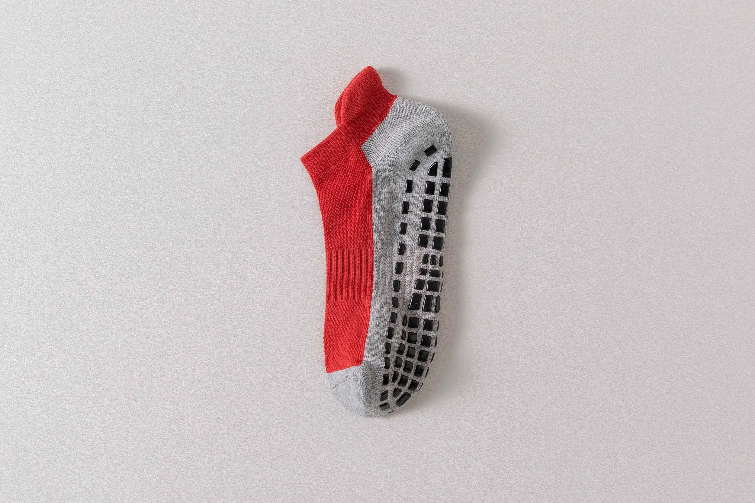 Chaussettes de Yoga antidérapantes « Samādhi pāda » - Rouge