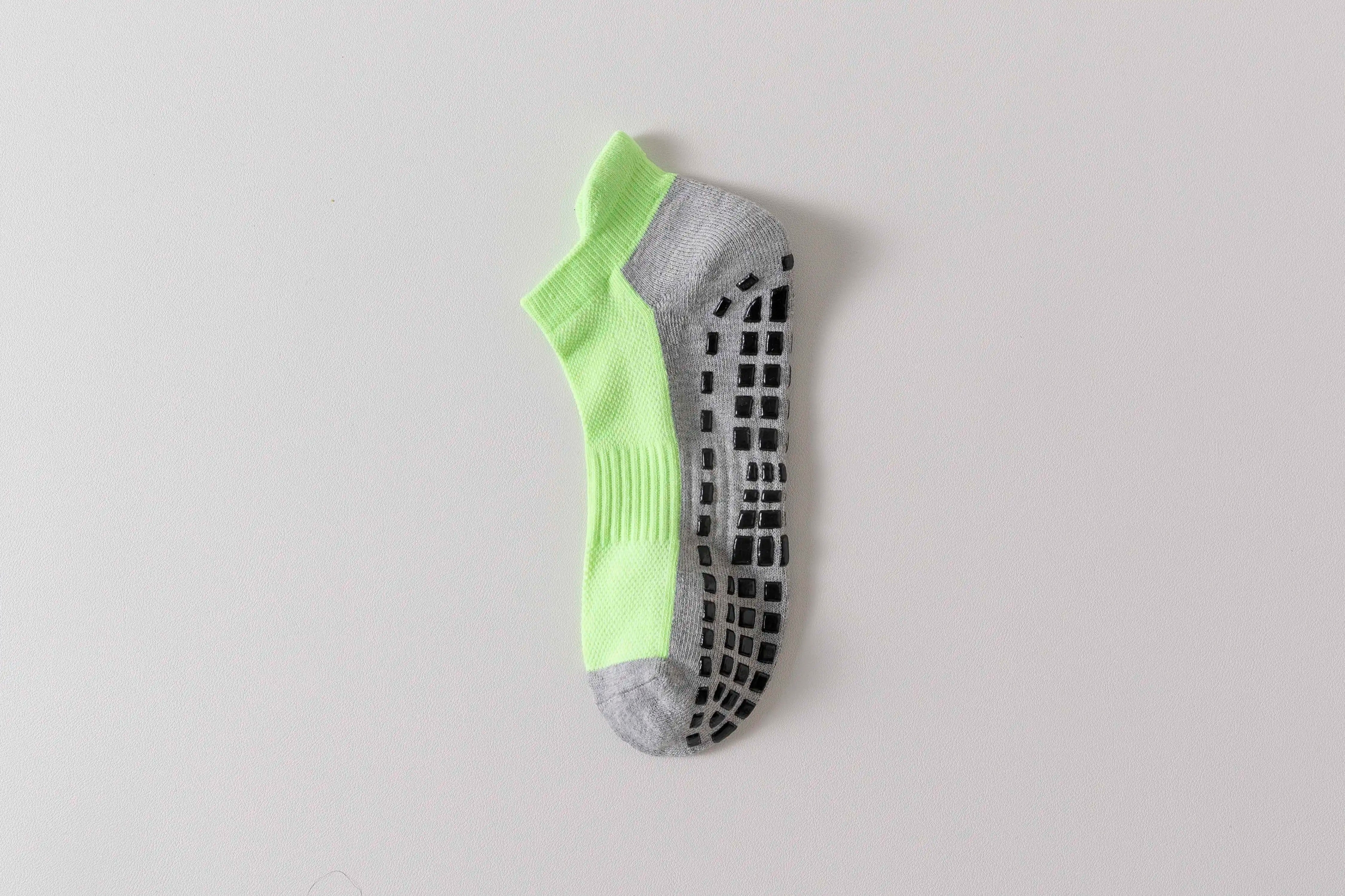 Chaussettes de Yoga antidérapantes « Samādhi pāda » - Vert
