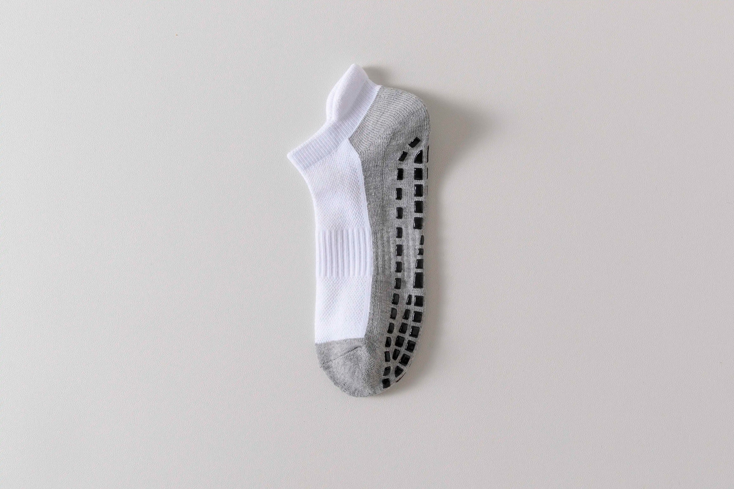 Chaussettes de Yoga antidérapantes « Samādhi pāda » Blanc