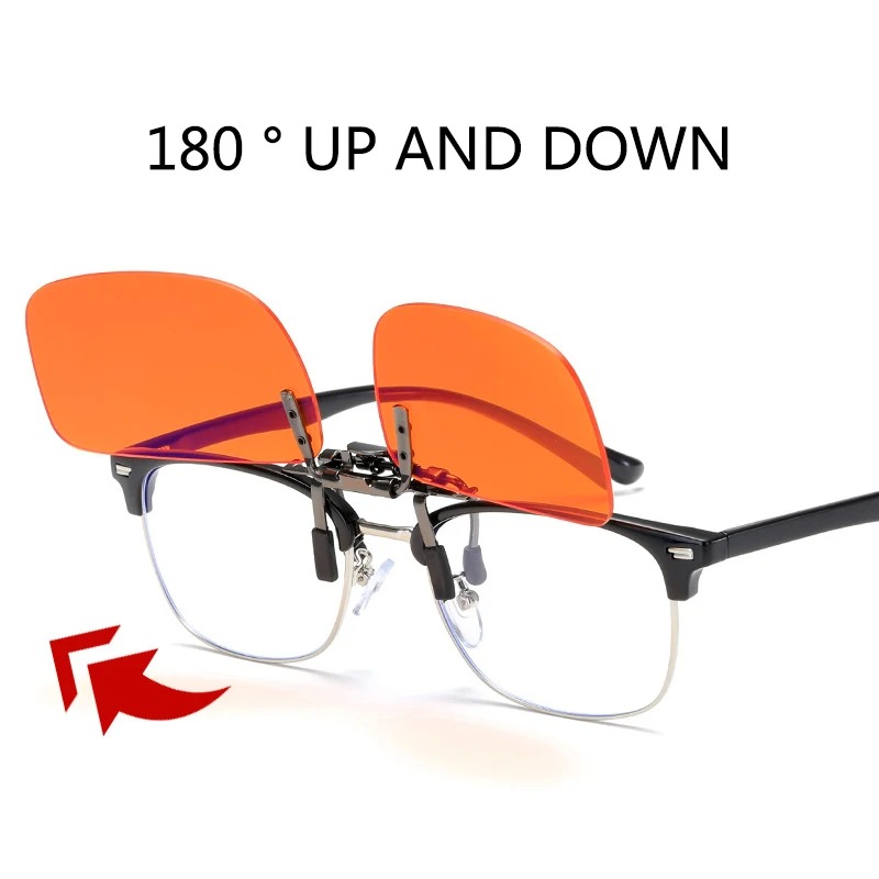 Surlunettes clipsables et relevables anti-lumière bleue « Jaipur »-2