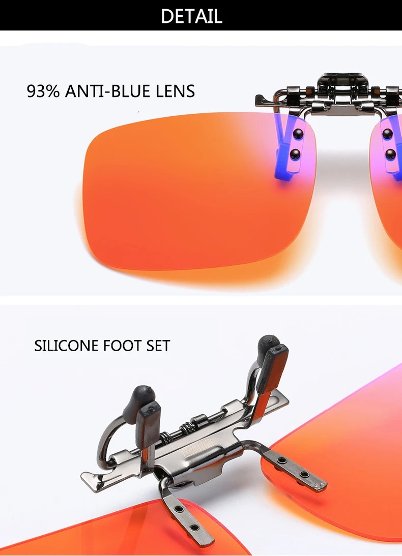 Surlunettes clipsables et relevables anti-lumière bleue « Jaipur »-14