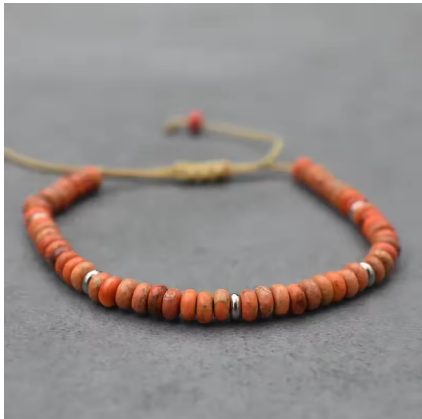 Bracelet Ethnique « Darśhan » en Howlite -2