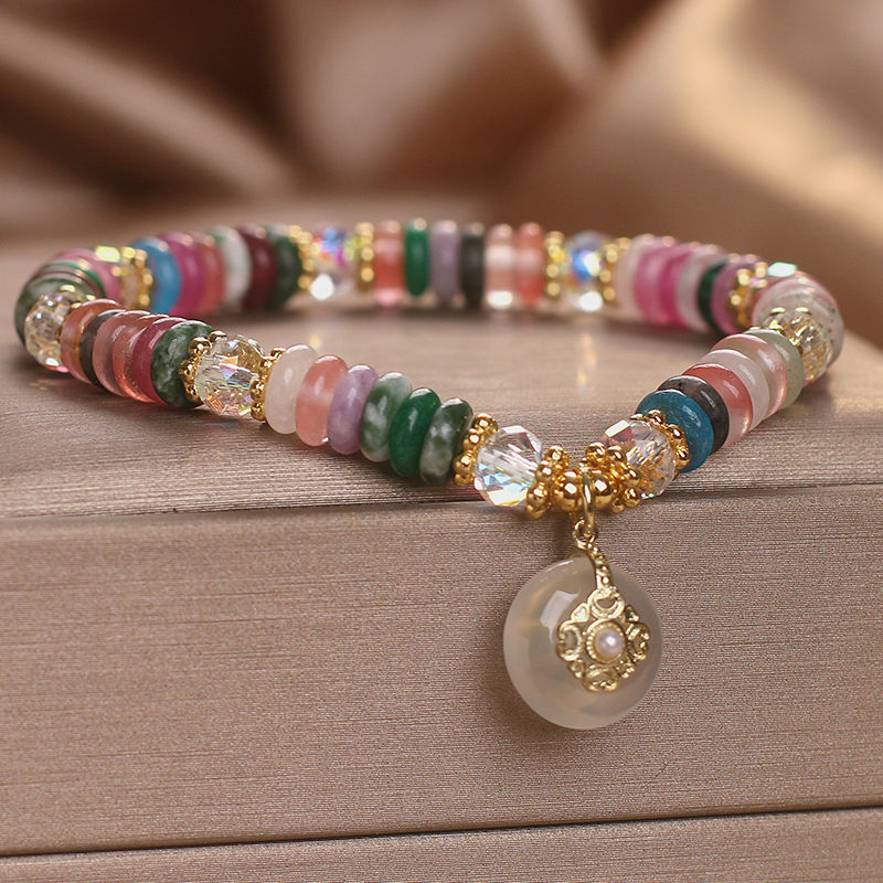 Bracelet « Mahārajā » en Cristal perlé 5