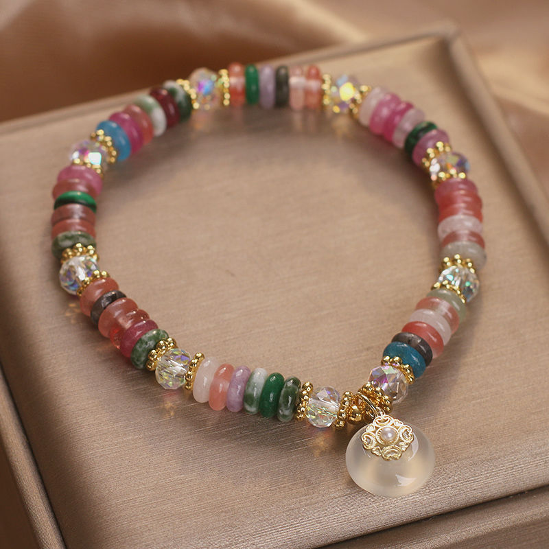 Bracelet « Mahārajā » en Cristal perlé 4