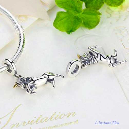 Charm « Petite Licorne » en Argent-1