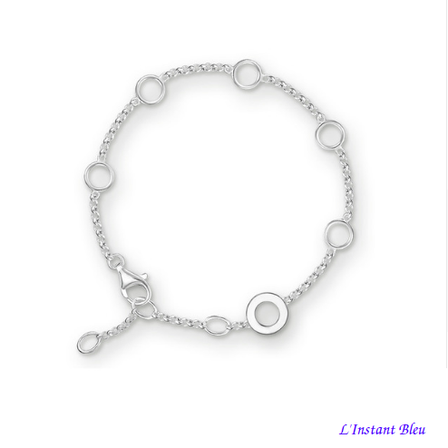 Bracelet « Nayana » en Argent avec Connecteurs