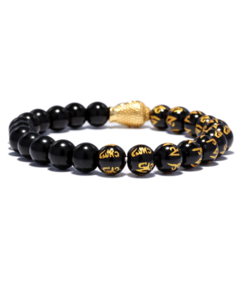 Bracelet bouddhiste « Black Boddhisattva »4