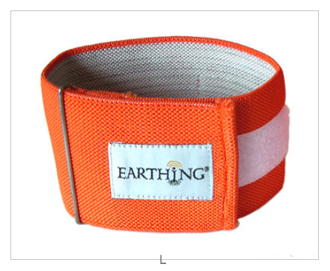 Kit Bracelet « Earthing » avec cordon de 6m- Orange Large