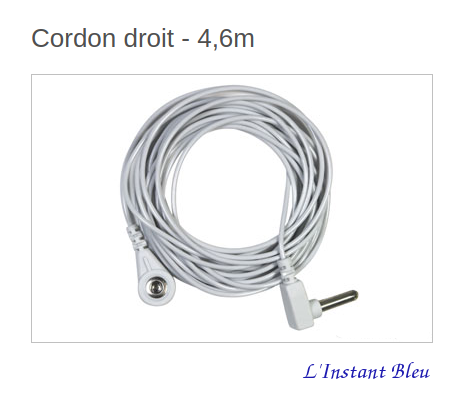 Cordon droit Earthing - 4,6m