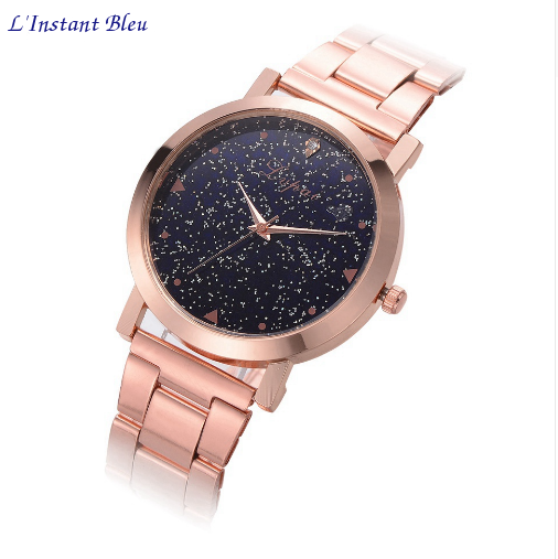 Montre casual « Ākāśa » le cosmos Or rose-3