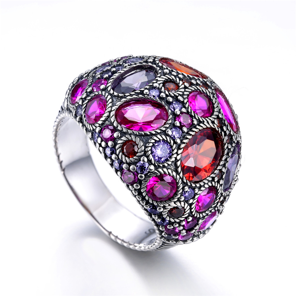 JC-Color-Belle-Ruby-Spinelle-Grenat-Am-thyste-925-Sterling-Argent-anneau-Taille-6-7-8