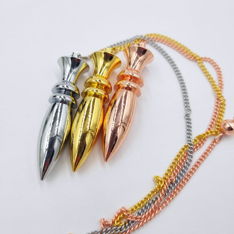 Cuivre-Pyramide-Reiki-Pendentif-Charmes-Chakra-Amulette-Pendule-Pierre-Naturelle-Amulet-Gu-rison-M-ditation-Pendules