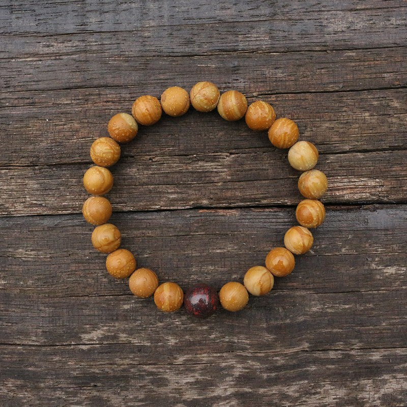 8mm-Naturel-Pierre-Perles-Bois-Grain-Gr-s-Fleur-Rouge-JapaMala-Ensembles-Spirituel-Bijoux-la-m