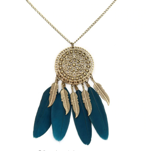 Collier Boho Vintage « Sahasrāra» Esprit libre-7