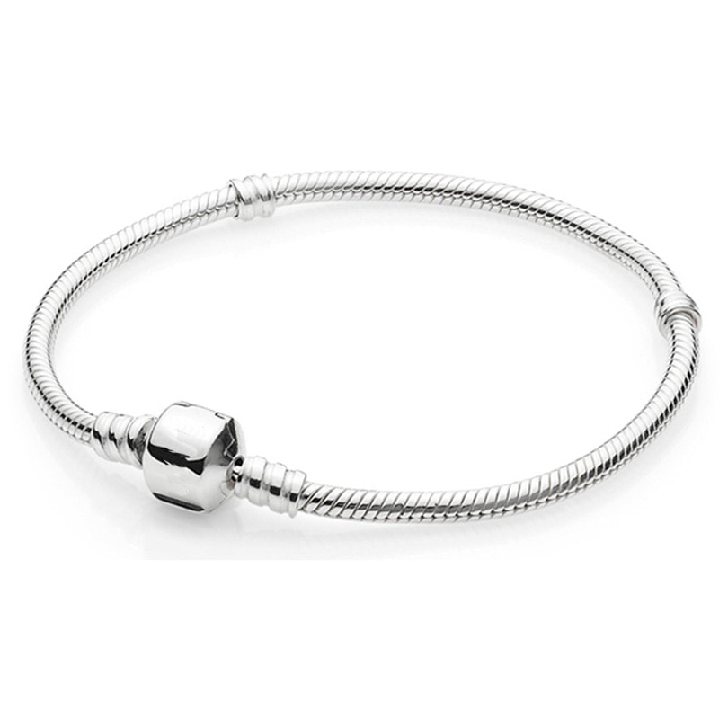 Bracelet-en-argent-Sterling-925-authentique-cha-ne-de-serpent-fermoir-homard-Bracelet-de-base-Bracelet