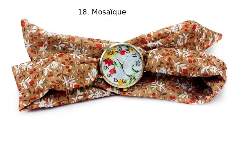 Montre-Bracelet Bohème « Shuṣhumnā » Esprit d’été-18.1